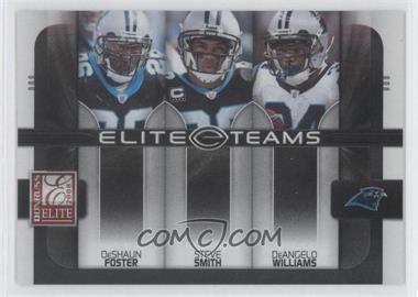 2008 Donruss Elite - Elite Teams - Black #ET-24 - DeShaun Foster, Steve Smith, DeAngelo Williams /800