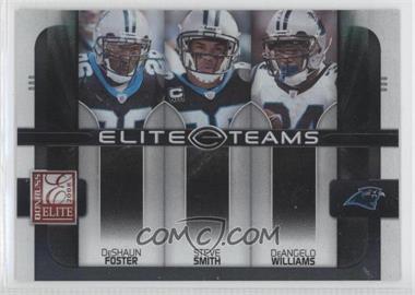 2008 Donruss Elite - Elite Teams - Black #ET-24 - DeShaun Foster, Steve Smith, DeAngelo Williams /800