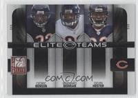 Cedric Benson, Bernard Berrian, Devin Hester #/800