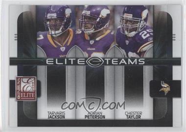 2008 Donruss Elite - Elite Teams - Black #ET-9 - Tarvaris Jackson, Adrian Peterson, Chester Taylor /800