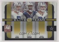 Tony Romo, Terrell Owens, Jason Witten #/200