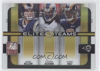 Marc Bulger, Steven Jackson, Torry Holt #/200