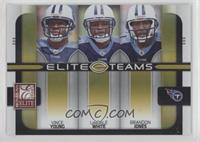 Vince Young, LenDale White, Brandon Jones #/200