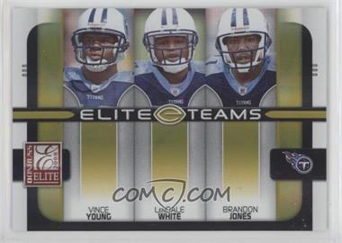 2008 Donruss Elite - Elite Teams - Gold #ET-21 - Vince Young, LenDale White, Brandon Jones /200