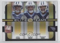 Vince Young, LenDale White, Brandon Jones #/200