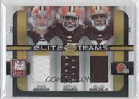 Derek Anderson, Braylon Edwards, Kellen Winslow, Jr. #/199