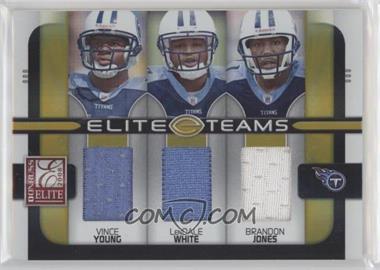 2008 Donruss Elite - Elite Teams - Jerseys #ET-21 - Vince Young, LenDale White, Brandon Jones /199