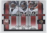 David Garrard, Fred Taylor, Maurice Jones-Drew #/400