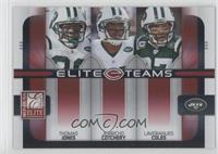 Thomas Jones, Jerricho Cotchery, Laveranues Coles #/400