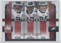 Donovan McNabb, Brian Westbrook, Kevin Curtis #/400