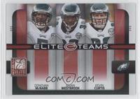 Donovan McNabb, Brian Westbrook, Kevin Curtis #/400