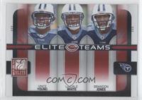 Vince Young, LenDale White, Brandon Jones #/400