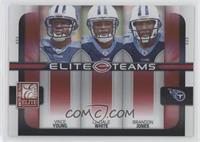 Vince Young, LenDale White, Brandon Jones #/400