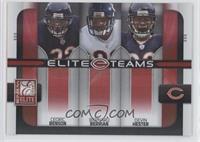 Cedric Benson, Bernard Berrian, Devin Hester #/400