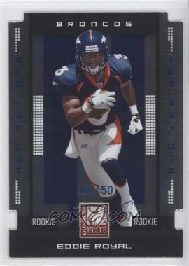 2008 Donruss Elite - National Convention National Promos - Aspirations Die-Cut #157 - Eddie Royal /50