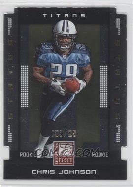 2008 Donruss Elite - National Convention National Promos - Status Gold Die-Cut #120 - Chris Johnson /25