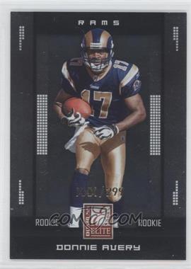 2008 Donruss Elite - National Convention National Promos #155 - Donnie Avery /299