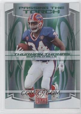 2008 Donruss Elite - Passing the Torch - Green #PT-4 - Thurman Thomas, Marshawn Lynch /400