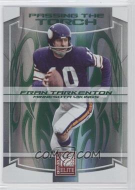 2008 Donruss Elite - Passing the Torch - Green #PT-7 - Fran Tarkenton, Tarvaris Jackson /400