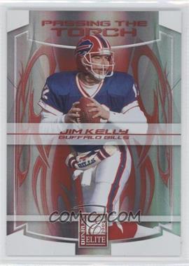 2008 Donruss Elite - Passing the Torch - Red #PT-5 - Jim Kelly, Trent Edwards /800