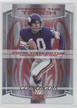 2008 Donruss Elite - Passing the Torch - Red #PT-7 - Fran Tarkenton, Tarvaris Jackson /800