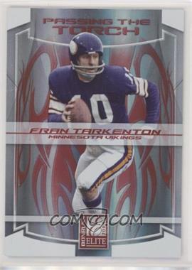 2008 Donruss Elite - Passing the Torch - Red #PT-7 - Fran Tarkenton, Tarvaris Jackson /800