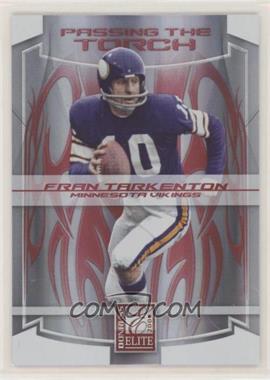 2008 Donruss Elite - Passing the Torch - Red #PT-7 - Fran Tarkenton, Tarvaris Jackson /800