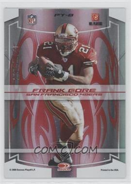 2008 Donruss Elite - Passing the Torch - Red #PT-8 - Frank Gore, Roger Craig /800