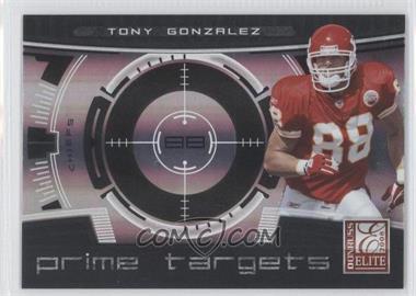 2008 Donruss Elite - Prime Targets - Black #PT-12 - Tony Gonzalez /400