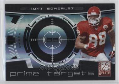 2008 Donruss Elite - Prime Targets - Black #PT-12 - Tony Gonzalez /400