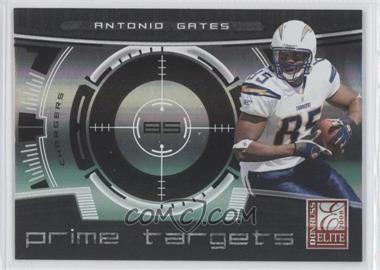 2008 Donruss Elite - Prime Targets - Black #PT-15 - Antonio Gates /400