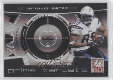 2008 Donruss Elite - Prime Targets - Black #PT-15 - Antonio Gates /400