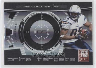 2008 Donruss Elite - Prime Targets - Black #PT-15 - Antonio Gates /400