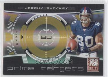 2008 Donruss Elite - Prime Targets - Gold #PT-23 - Jeremy Shockey /800