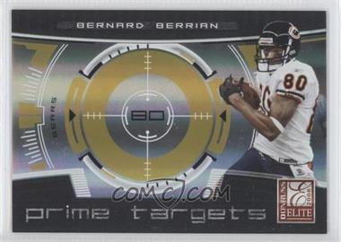 2008 Donruss Elite - Prime Targets - Gold #PT-24 - Bernard Berrian /800