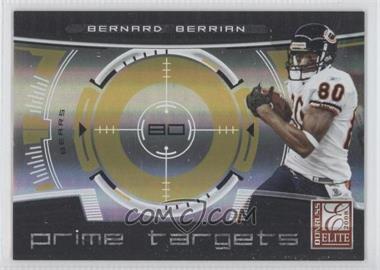 2008 Donruss Elite - Prime Targets - Gold #PT-24 - Bernard Berrian /800