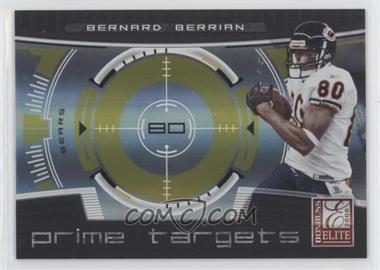 2008 Donruss Elite - Prime Targets - Gold #PT-24 - Bernard Berrian /800