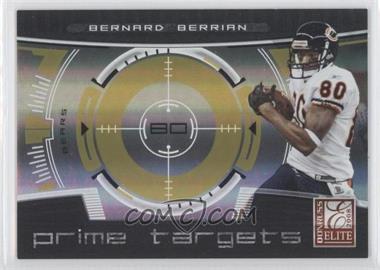 2008 Donruss Elite - Prime Targets - Gold #PT-24 - Bernard Berrian /800