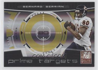 2008 Donruss Elite - Prime Targets - Gold #PT-24 - Bernard Berrian /800