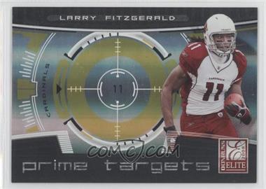 2008 Donruss Elite - Prime Targets - Gold #PT-5 - Larry Fitzgerald /800