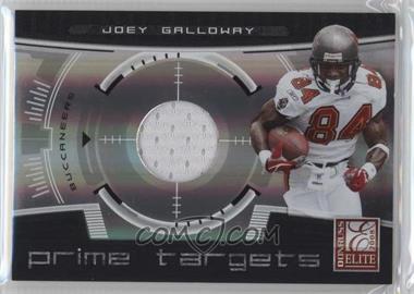 2008 Donruss Elite - Prime Targets - Jerseys #PT-9 - Joey Galloway /199