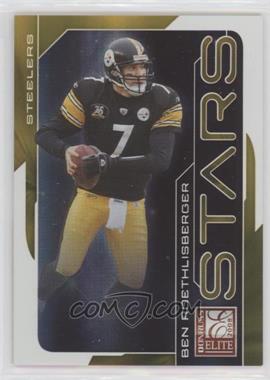 2008 Donruss Elite - Stars - Gold #S-9 - Ben Roethlisberger /400