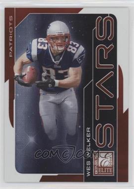 2008 Donruss Elite - Stars - Red #S-12 - Wes Welker /800