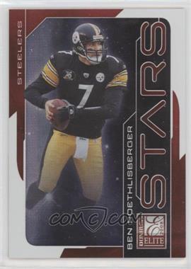 2008 Donruss Elite - Stars - Red #S-9 - Ben Roethlisberger /800