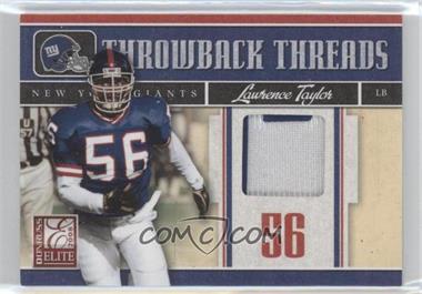 2008 Donruss Elite - Throwback Threads - Prime #TTS-19 - Lawrence Taylor /50