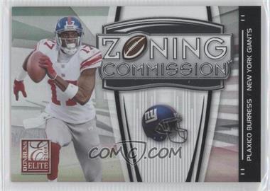 2008 Donruss Elite - Zoning Commission - Black #ZC-1 - Plaxico Burress /400