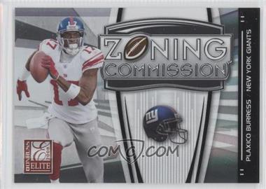 2008 Donruss Elite - Zoning Commission - Black #ZC-1 - Plaxico Burress /400