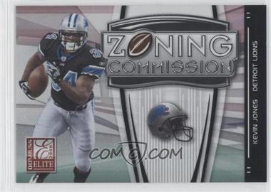 2008 Donruss Elite - Zoning Commission - Black #ZC-16 - Kevin Jones /400