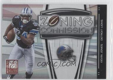 2008 Donruss Elite - Zoning Commission - Black #ZC-16 - Kevin Jones /400