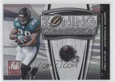 2008 Donruss Elite - Zoning Commission - Black #ZC-17 - Fred Taylor /400